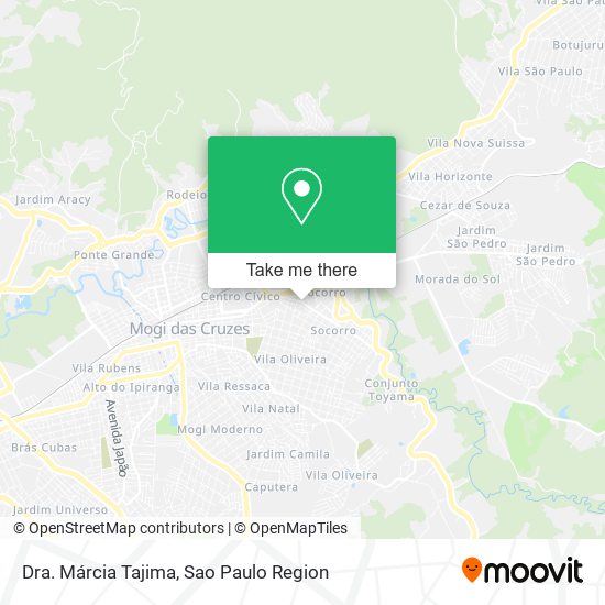 Dra. Márcia Tajima map