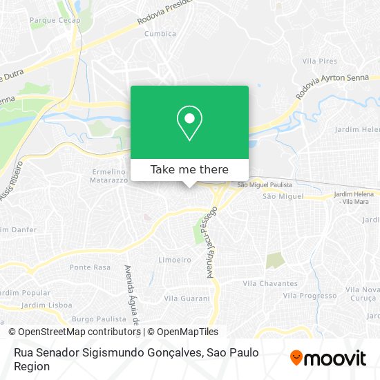 Rua Senador Sigismundo Gonçalves map