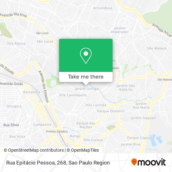 Rua Epitácio Pessoa, 268 map