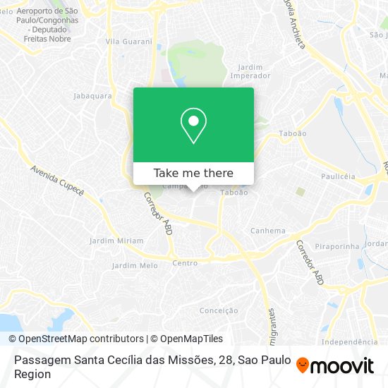 Passagem Santa Cecília das Missões, 28 map