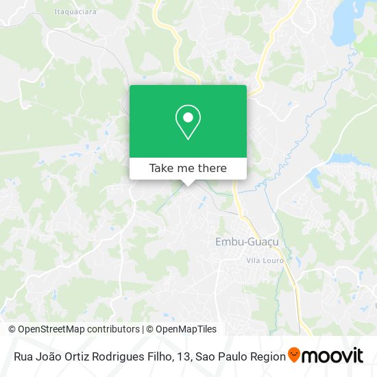 Rua João Ortiz Rodrigues Filho, 13 map