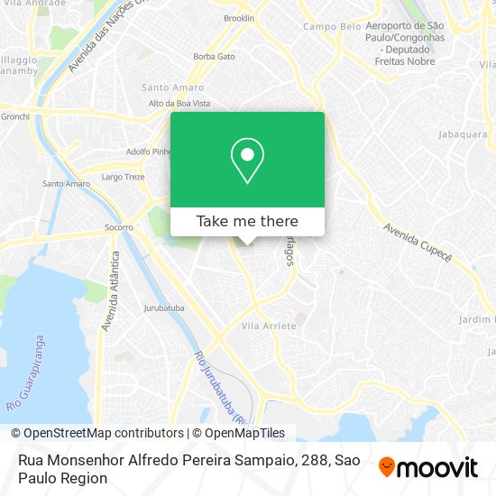 Rua Monsenhor Alfredo Pereira Sampaio, 288 map