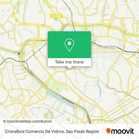 Cristalbox Comercio De Vidros map