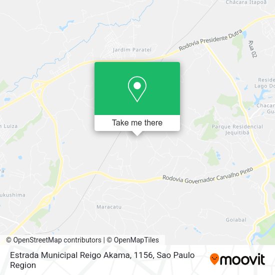 Estrada Municipal Reigo Akama, 1156 map