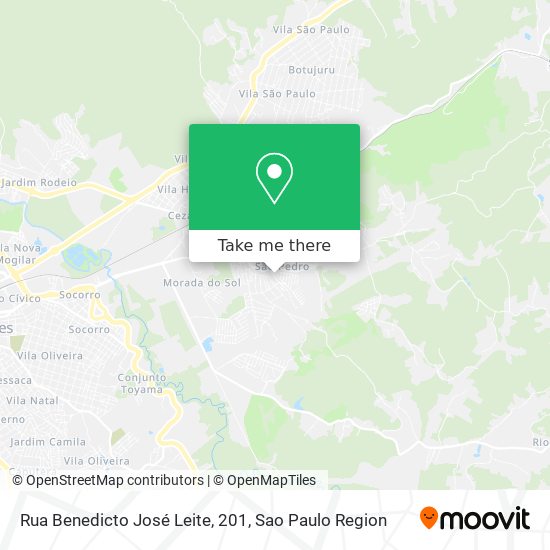 Rua Benedicto José Leite, 201 map