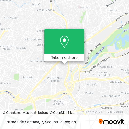 Estrada de Santana, 2 map