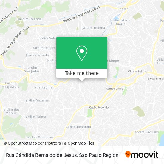 Rua Cândida Bernaldo de Jesus map