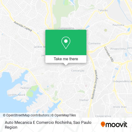 Auto Mecanica E Comercio Rochinha map