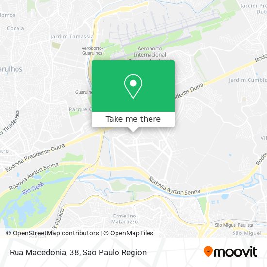 Rua Macedônia, 38 map