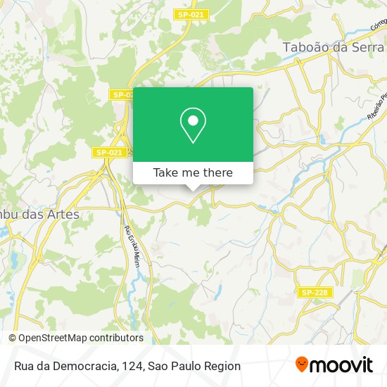 Rua da Democracia, 124 map