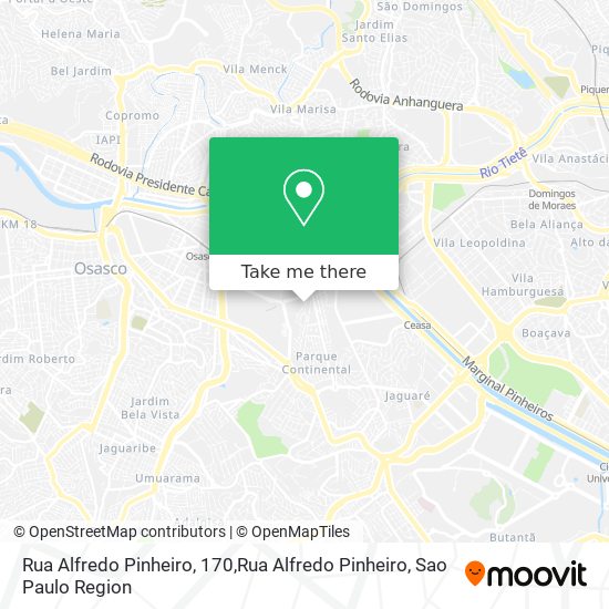 Rua Alfredo Pinheiro, 170,Rua Alfredo Pinheiro map