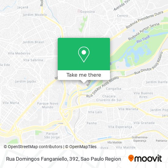 Rua Domingos Fanganiello, 392 map