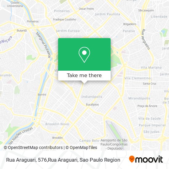 Mapa Rua Araguari, 576,Rua Araguari