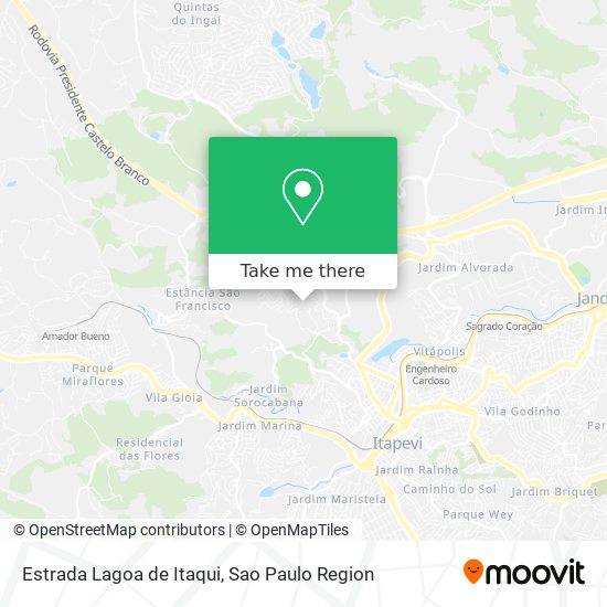 Estrada Lagoa de Itaqui map