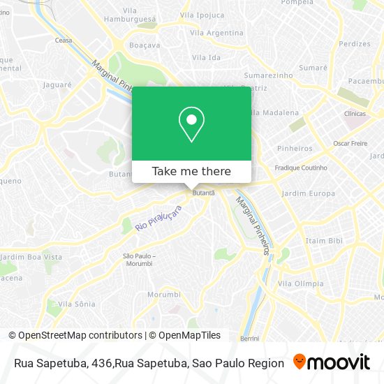 Rua Sapetuba, 436,Rua Sapetuba map