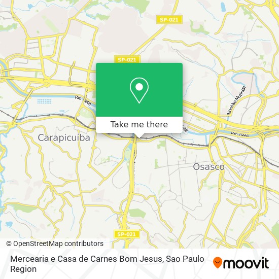 Mercearia e Casa de Carnes Bom Jesus map