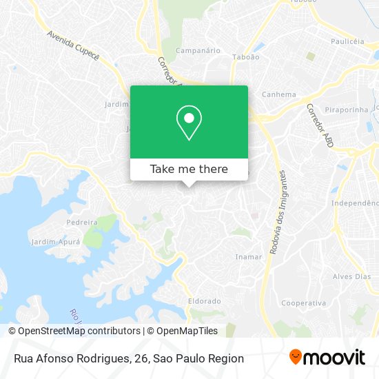 Mapa Rua Afonso Rodrigues, 26