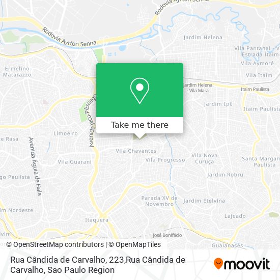 Rua Cândida de Carvalho, 223,Rua Cândida de Carvalho map