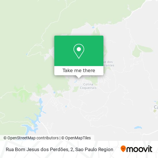 Rua Bom Jesus dos Perdões, 2 map