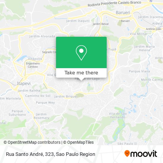 Rua Santo André, 323 map