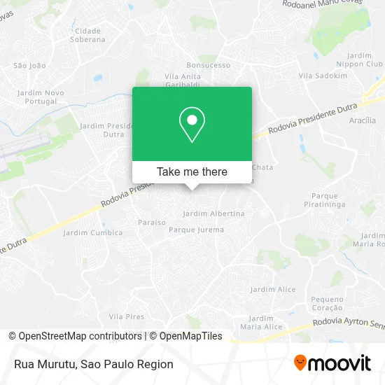 Rua Murutu map