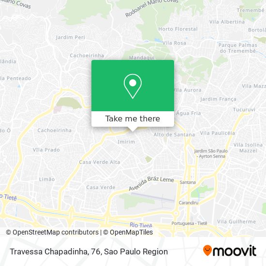 Mapa Travessa Chapadinha, 76