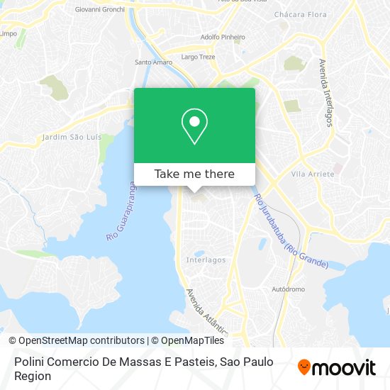 Polini Comercio De Massas E Pasteis map