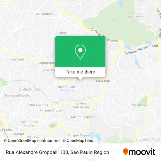 Rua Alexandre Groppali, 100 map