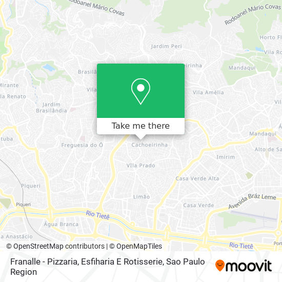 Mapa Franalle - Pizzaria, Esfiharia E Rotisserie