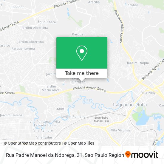 Rua Padre Manoel da Nóbrega, 21 map