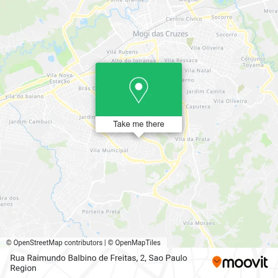 Rua Raimundo Balbino de Freitas, 2 map