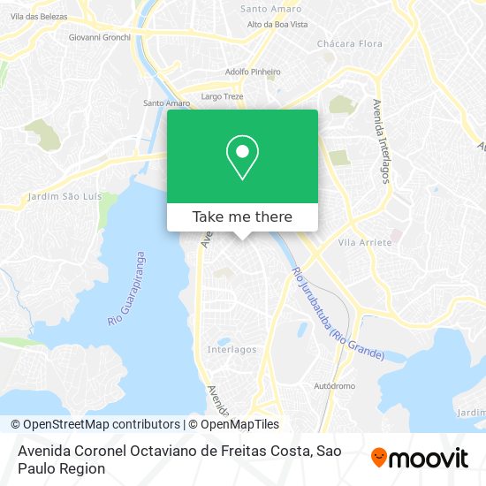 Avenida Coronel Octaviano de Freitas Costa map