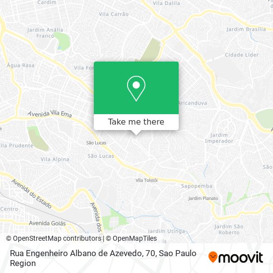 Mapa Rua Engenheiro Albano de Azevedo, 70
