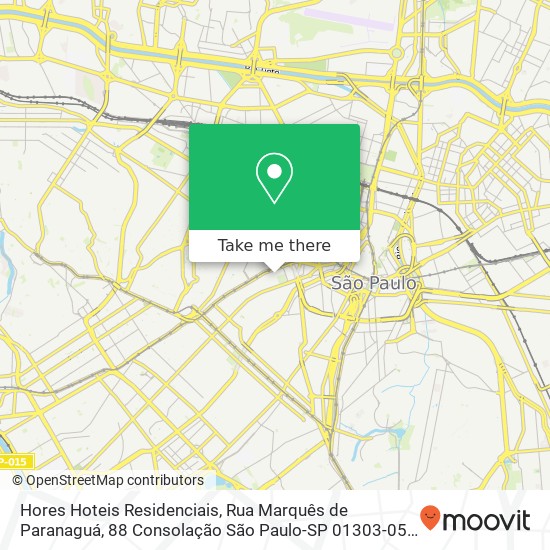 Hores Hoteis Residenciais, Rua Marquês de Paranaguá, 88 Consolação São Paulo-SP 01303-050 map