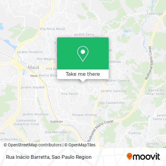 Rua Inácio Barretta map