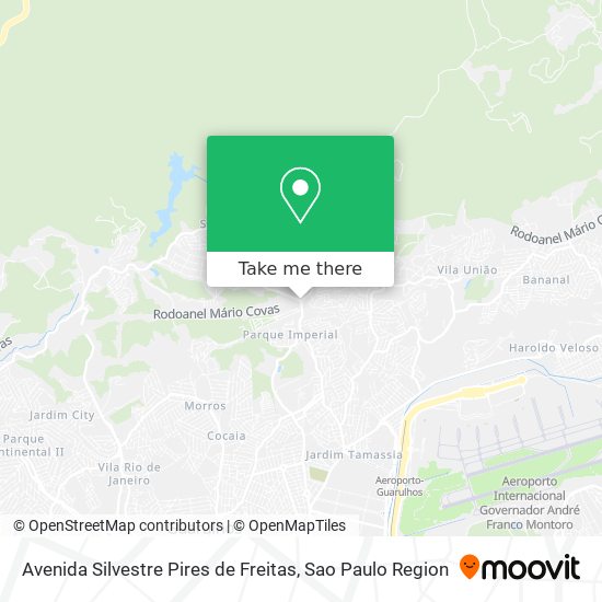 Mapa Avenida Silvestre Pires de Freitas