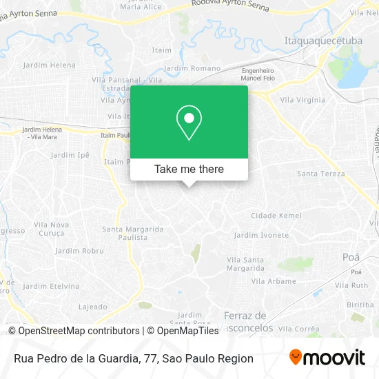 Rua Pedro de la Guardia, 77 map