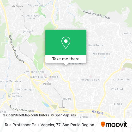 Rua Professor Paul Vageler, 77 map