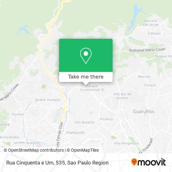 Rua Cinquenta e Um, 535 map