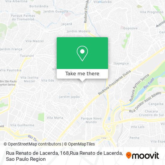 Rua Renato de Lacerda, 168,Rua Renato de Lacerda map