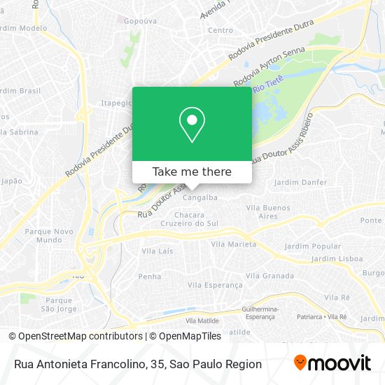 Rua Antonieta Francolino, 35 map