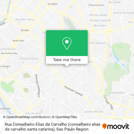 Mapa Rua Conselheiro Elias de Carvalho (conselheiro elias de carvalho santa catarina)