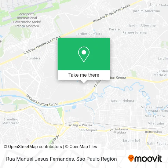 Rua Manuel Jesus Fernandes map