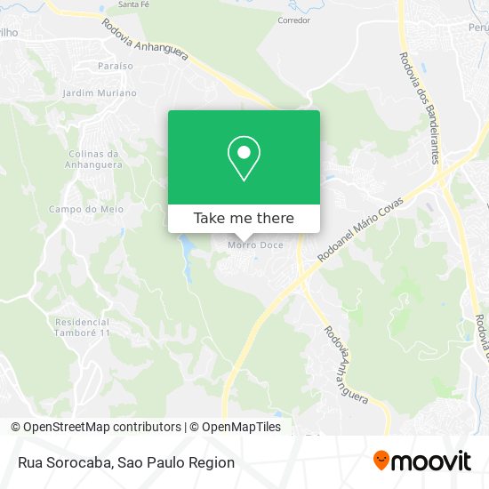 Rua Sorocaba map