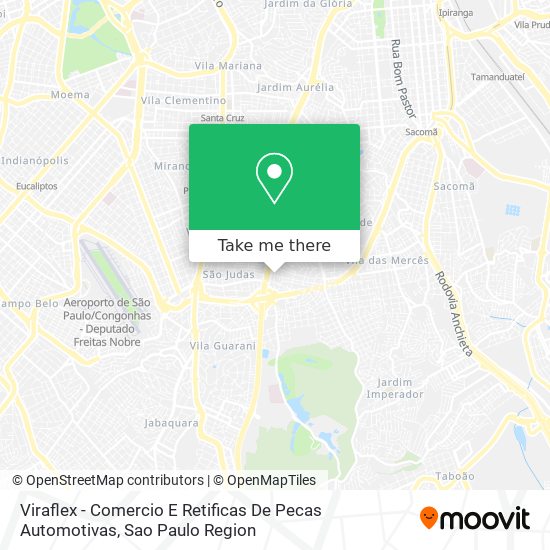 Mapa Viraflex - Comercio E Retificas De Pecas Automotivas