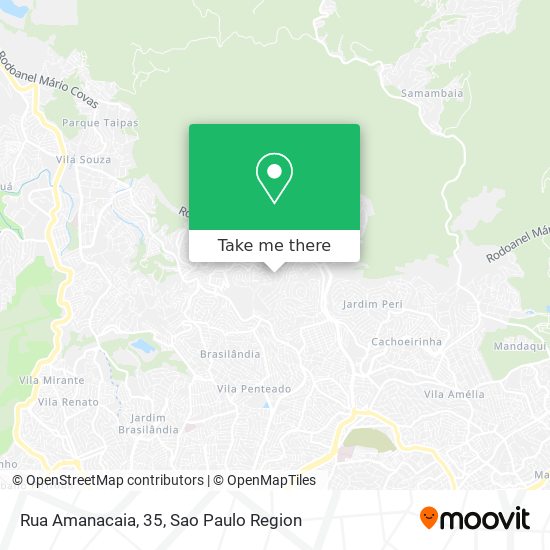 Rua Amanacaia, 35 map