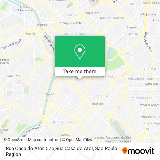 Rua Casa do Ator, 576,Rua Casa do Ator map