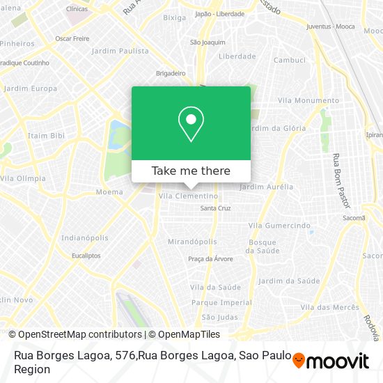 Rua Borges Lagoa, 576,Rua Borges Lagoa map