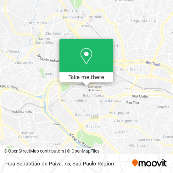Rua Sebastião de Paiva, 75 map