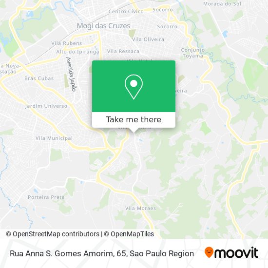 Rua Anna S. Gomes Amorim, 65 map